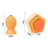 Educational Shape Matching Toys Wooden Sorting Stacking Toys Montessori Wood Toys  Baby