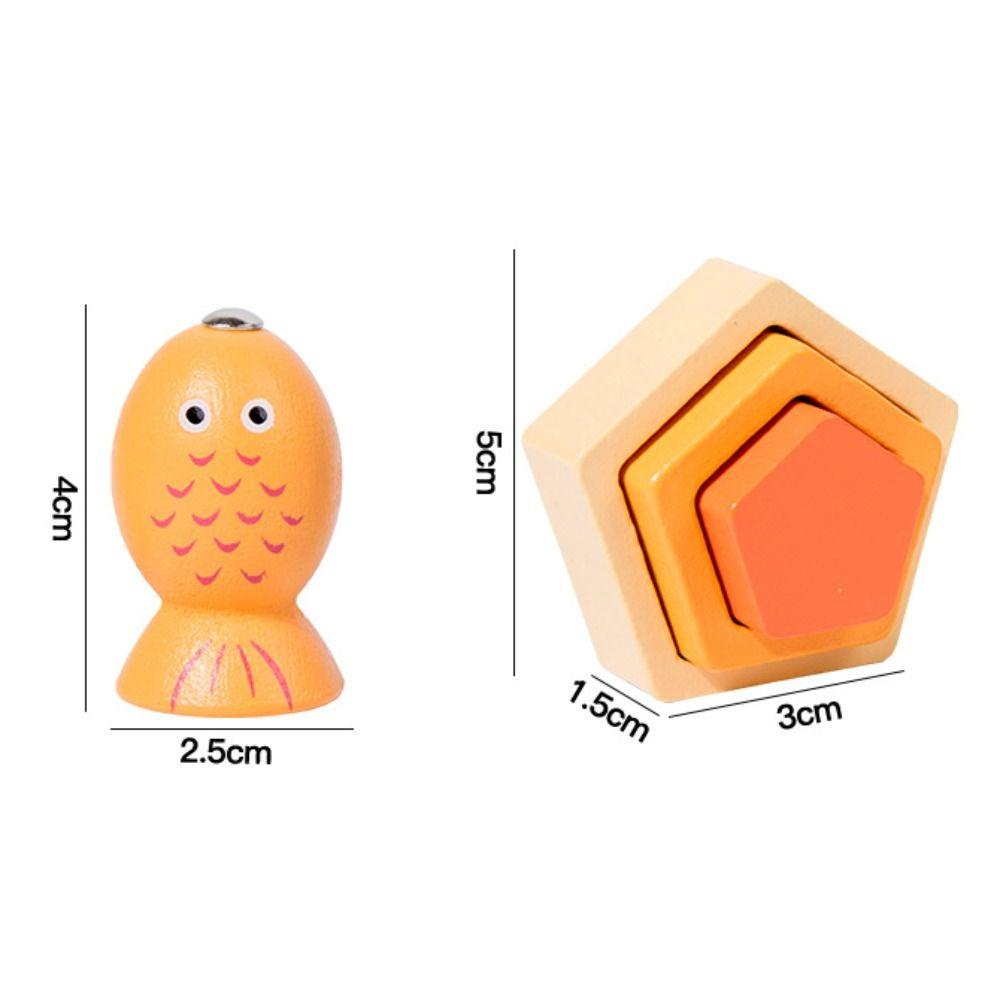 Educational Shape Matching Toys Wooden Sorting Stacking Toys Montessori Wood Toys  Baby