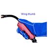 general welding fully lined with soft sturdy leather royal size [Weldas] Women's gloves, 100% cotton, cuff, 10-0160S, blue, S.