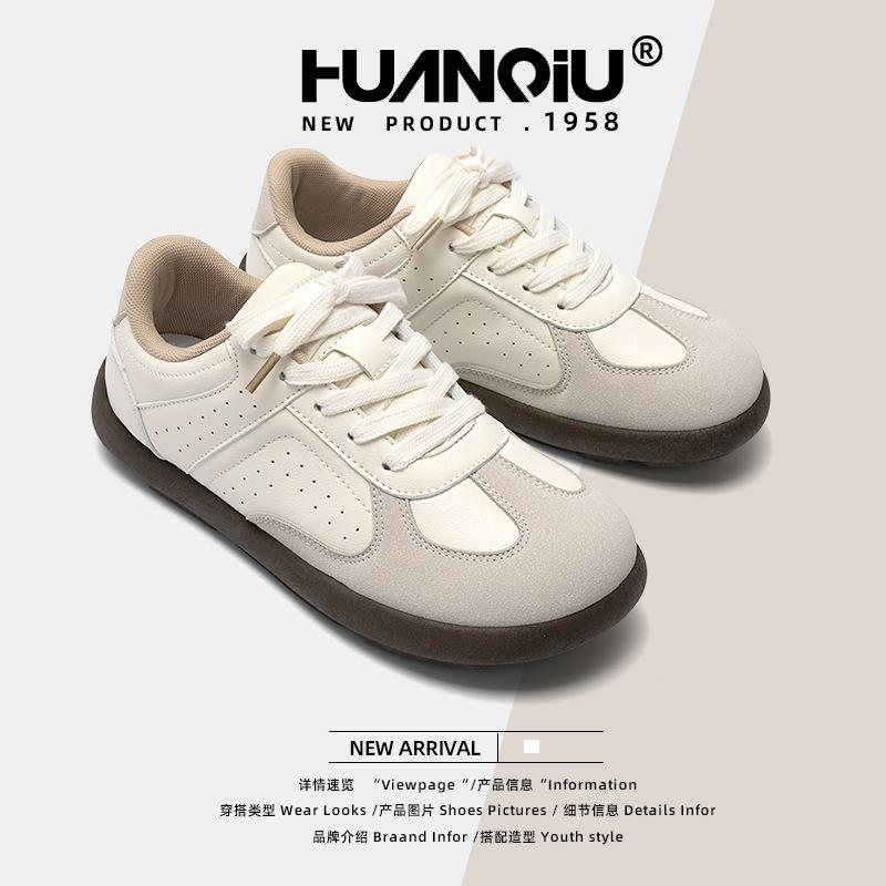 Глобальные ретро-стиль моральные тренировочные туфли женские 2025 новые весенние кампусные повседневные туфли универсальные с толстой подошвой ZHQ68176