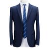 Jacket Business Blazer Suit Tailored 2 Buttons [FOMANSH] Men's