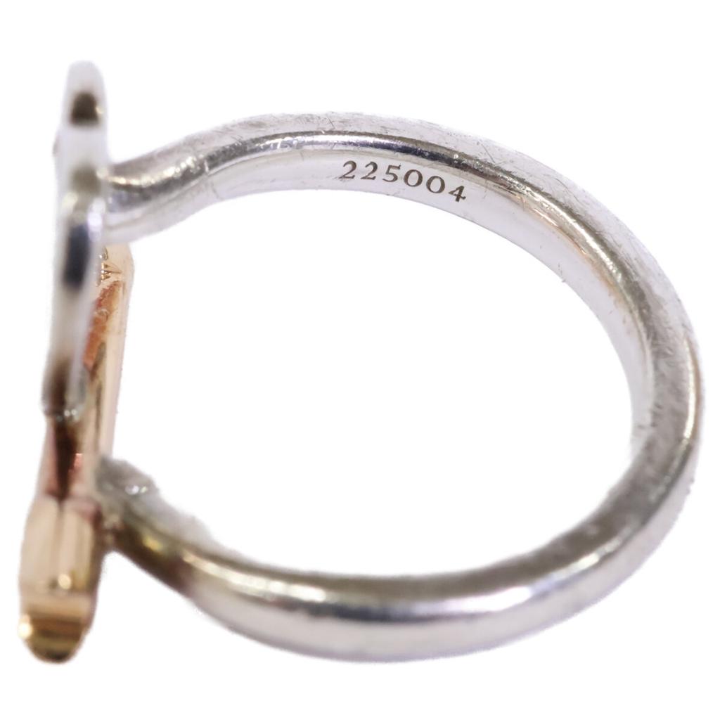 TIFFANY&Co. 70878577 Ag925 Au750 Return to TIFFANY & Co. Lovestruck Heart Tag Ring ring Silver & Rose GoldUsed