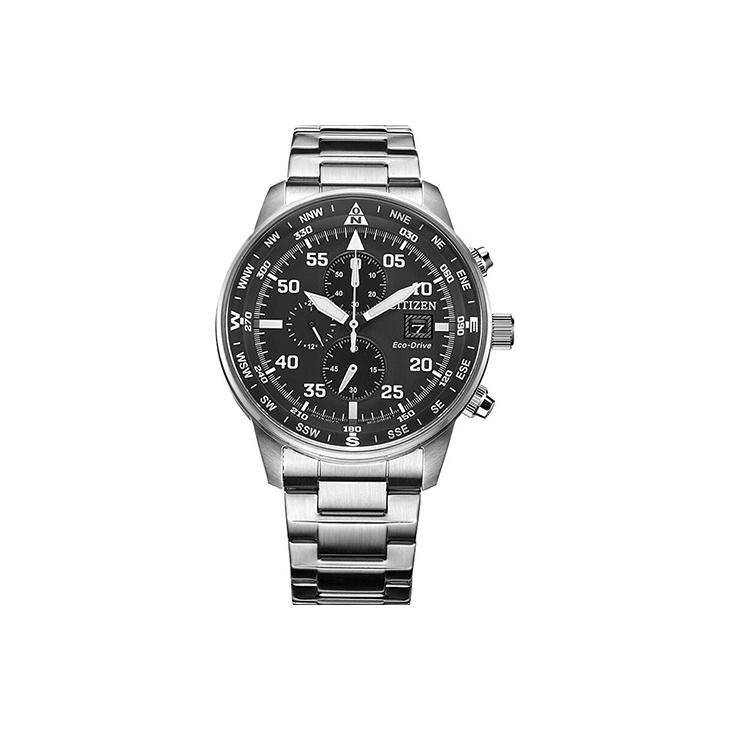 Citizen Коллекция Eco-Drive Часы на кварцевом механизме с питанием от света Ремешок из нержавеющей стали CA0690-88E