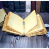 Журнал Гримуара Кожаный журнал с печатью Пустая книга заклинаний Книга теней Кожа