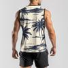 Мужская мода принтованный спортивный повседневный жилет без рукавов