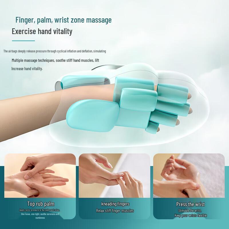 Philips PPM3101A Hand Massager with Heat Compression CN plug (adapter included)