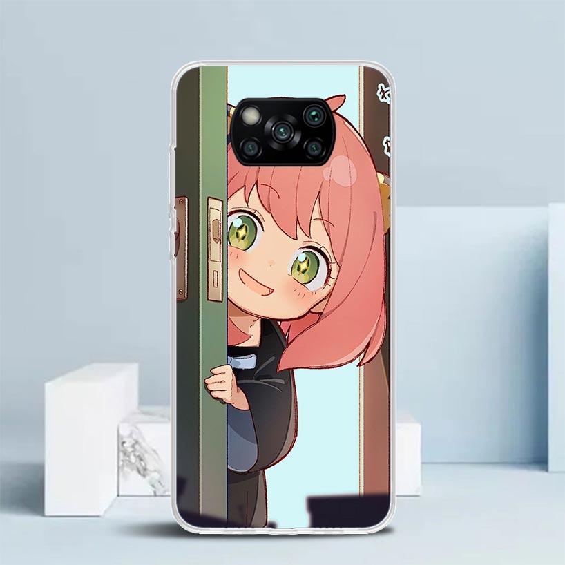 S-Spy Family Anya Soft Cover for Xiaomi Poco F7 Ultra X7 X6 X5 Pro M7 Phone Case Redmi 15 15C 13 13C 12 12C 10 10C Print Shell P