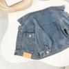 Джинсовая куртка для девочек - новый весенний детский повседневный модный топ в корейском стиле