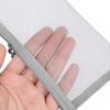 Purse Makeup Cosmetic Stationery Cosmetic Storage Transparent Grid Mesh Pen Bag Zipper Pencil Case