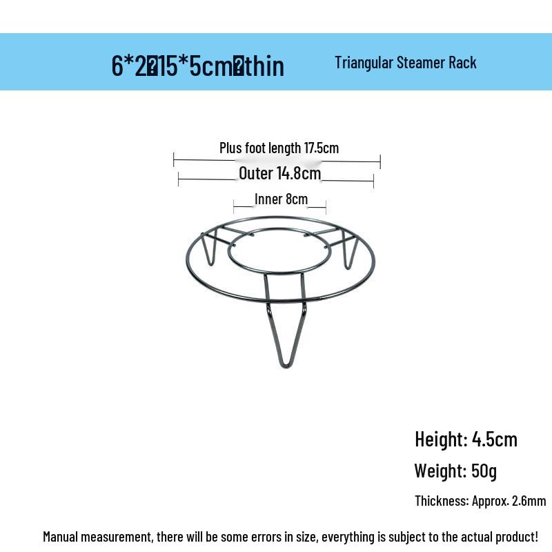 15-25 см нержавеющая сталь антимагнитная подставка для варки овощей на пару