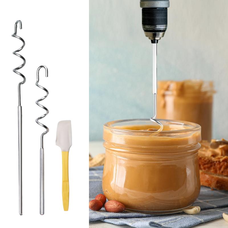 Stainless Steel Peanutes Butter Mixer Food Grade Material Butter Sauce Mixer Household Manual Mixing Tools Kitchen Gadgets
