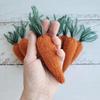 Baby Photography Props Simulated Carrot Props Ornaments Handmade DIY Weaving Toys Yarn Carrots Newborn Photography Props