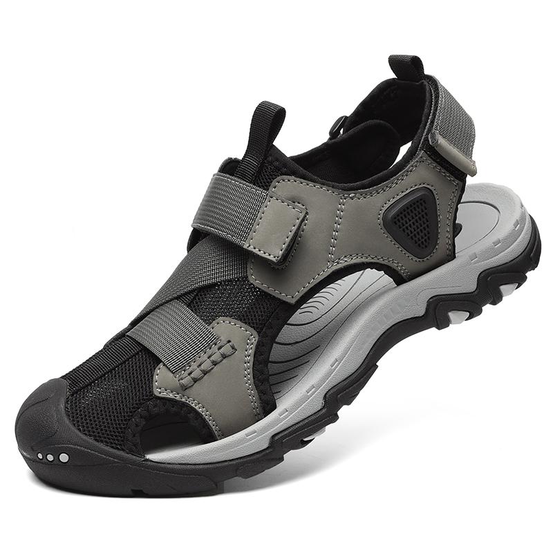 Высококачественные сандалии Летний дышащий и удобный стиль Повседневная офисная работа 38-47 Большой размер Уличная пляжная повседневная обувь