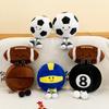 Basketball Football Volleyball Badminton Rugby Volleyball Baseball Tennis Doll Pendant Plush Toy
