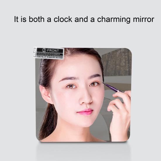 Прямоугольный квадратный многофункциональный светодиодный дисплей-будильник для дома