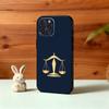 L-Закон L-Адвокат J-Судья J-Справедливость Чехол для телефона для iPhone17,16,15,14,13,12Plus,Pro Max,XS,5G Мягкий Силиконовый Черный Чехол