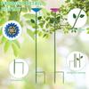 4PCS Bee Water Stations Multipurpose Easy to Use Butterfly Bath Bowl Standing Bee Feeder for Garden Yard Decor