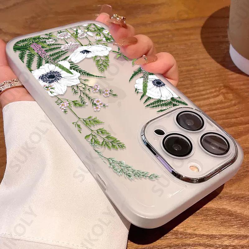 Для iPhone 12 13 14 15 Pro Max чехол с рисунком бабочки противоударный силиконовый прозрачный чехол для телефона для iPhone 15 14 13 Pro 12 11