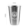 3 Styles Stainless Steel Beer Milk Mugs for Tea Coffee Cold Drink Cups Portable Juice Drinking Tumbler Household Bar Accessories