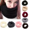 Fashion Winter Long Shawl Knitting Wool Scarf Neck Cowl Collar Infinity Circle Cable
