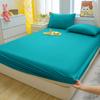 Minimalist 3Pc Modern Solid Color Bedsheet Set Soft And Comfortable Bedding, Bedspread Set Including 1 Bedsheet2 Pillowcases