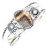 Septerian Jasper Gemstone Ethnic Silver Jewelry Cuff Bracelets 7''Adjustable
