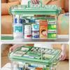 Коробка для таблеток 1 шт., большая емкость, аптечка, бытовое хранение лекарств, многослойная классификация, бытовая аптечка