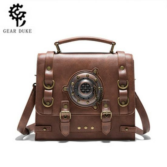 Women's 2024 Punk Retro Embossed Crossbody Bag - European & American Style