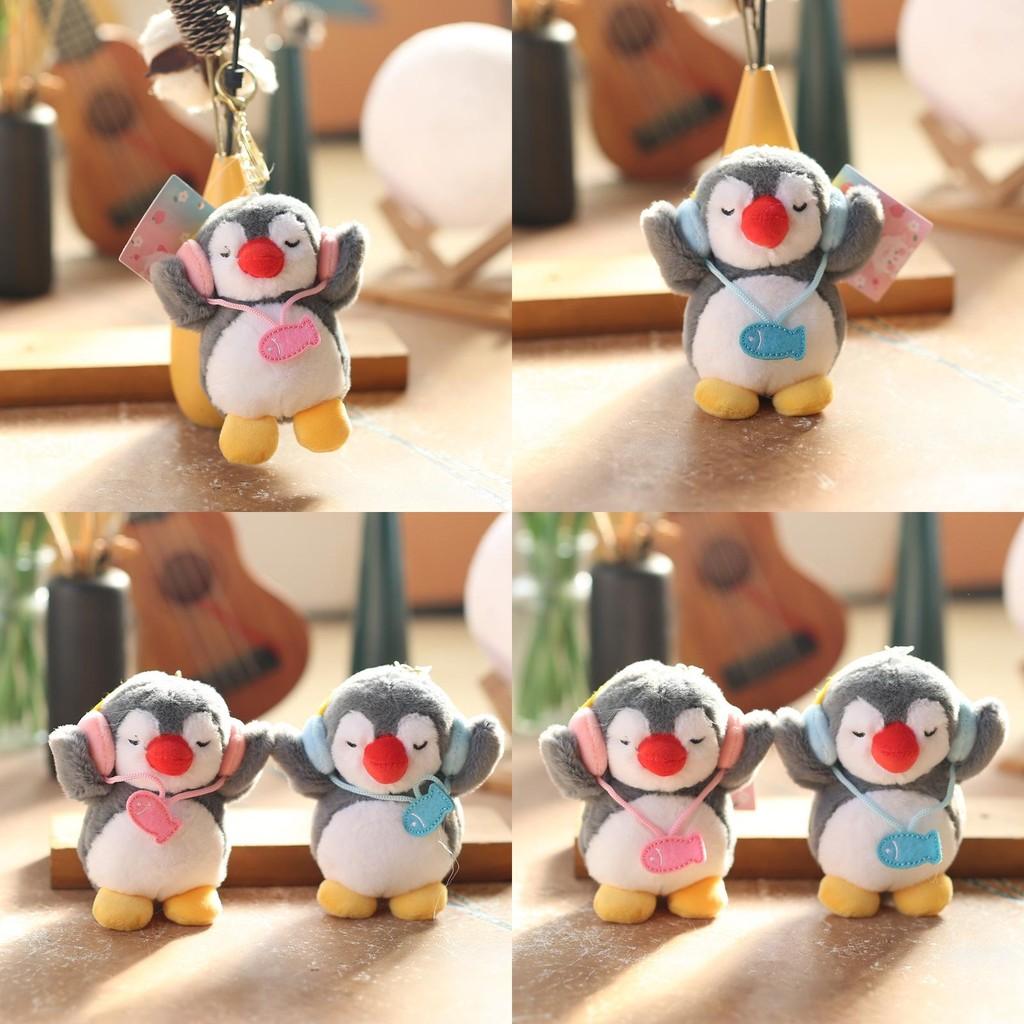 Stuffed Adorable Penguin Toy Plush Keychain Backpack Accessory Kids Gift