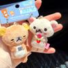 Sanx Vintage Limited Kawaii Rice Ball Rilakkuma Strawberry Korilakkuma Mini Plush Toy Keychain Cute Stuffed Backpack Charm Gifts