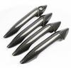 For Hyundai Elantra 2012-2016 ABS Carbon Car Side Door Handle Cover Cap Trims A