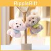 Plush Puppy Cute Toy Animal Stuffed Doll Girls Bag Charm Accessory Keychain