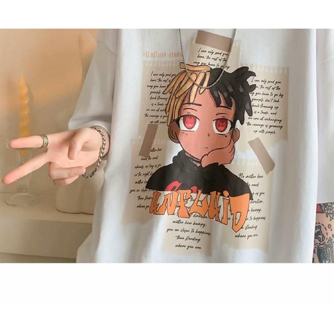 Short Sleeve T-shirt Men's Fashion Brand Summer Loose Half Sleeve 2024 New Internet Celebrity Fashion Ins Simple Printed Top