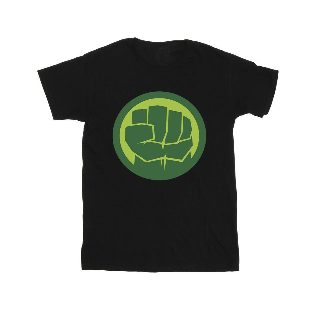 Marvel Mens Hulk Chest Logo T-Shirt