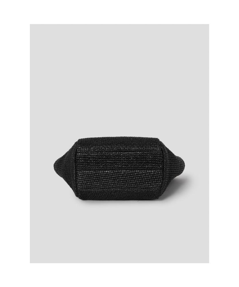 Beanpole Accessory Better Raffia Medium Tote Bag Black