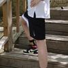 Jordan Спортивные повседневные шорты с контрастным шнурком, мужские брюки, черные CZ2505-010