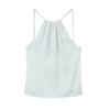 Women Halter Tank Tops Backless Sexy White Shirts Sleeveless Camis
