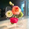 Butterfly Vase Transparent Acrylic Flower Vase Shatter-Proof Desktop Flower Cuttings Holder
