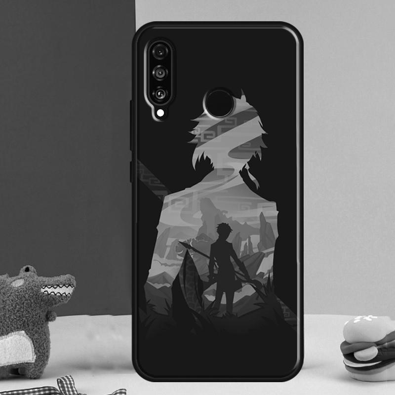 Чехол для Huawei Nova Y91 Y90 Y60 Y70 Y72 Y61 9 10 SE 12i 12s 11i 5T P60 Pro P20 P30 P40 Lite с изображением Чжунли из Genshin Impact