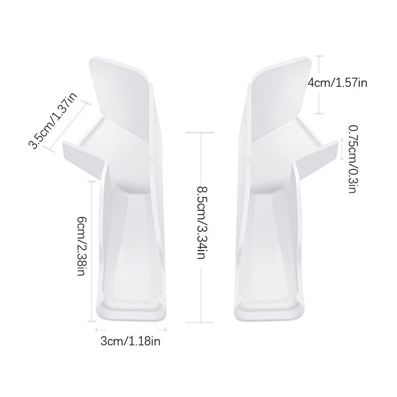 2/4 шт. Дренажные желоба для крыши автодома Мини-желоба для беседки Боковой водосточный желоб для кромки крыши автодома Сохранение экстерьера автодома