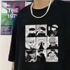 Japanese Anime Jujutsu Kaisen T-shirt Ulzzang Fun Cartoon Gojo Satoru&Yuji Itadori Print Loose Chic Harajuku Punk Women T-shirt