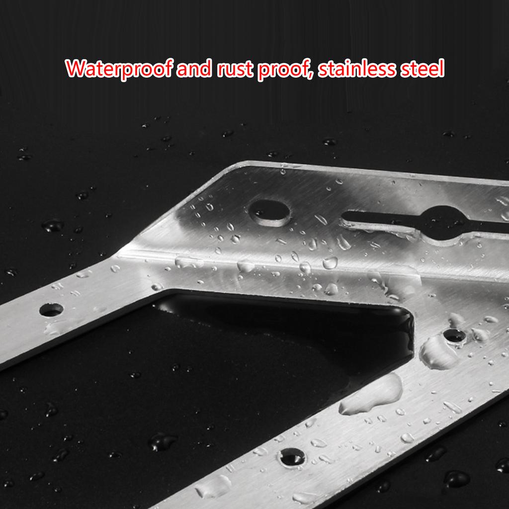 Уголки из нержавеющей стали Код Треугольная угловая скоба Угловые кронштейны Мебельная полка Поддержка Соединительный крепеж для стола и стула