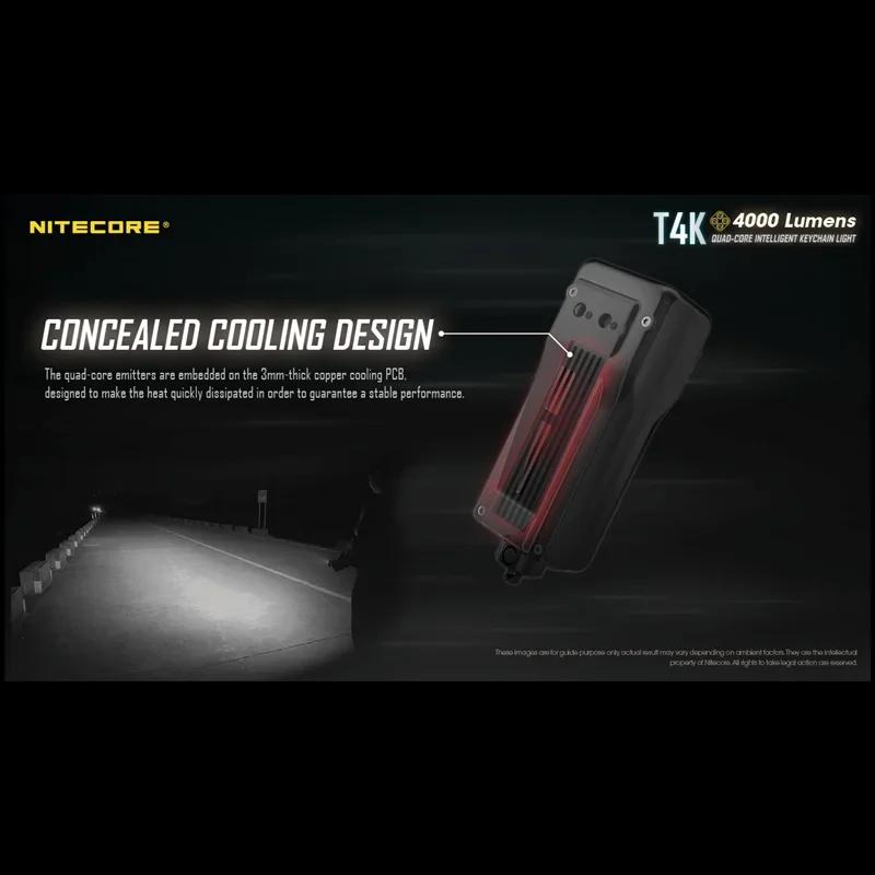 NITECORE T4K 4000Lumens Rechargeable Flashlight