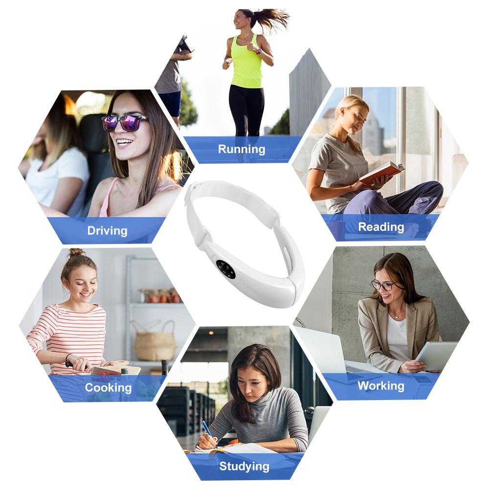 V-Face Lifting Beauty Device EMS Face Slimming V-образный красный/синий светотерапевтический массажер для лица Инструмент для удаления двойного подбородка