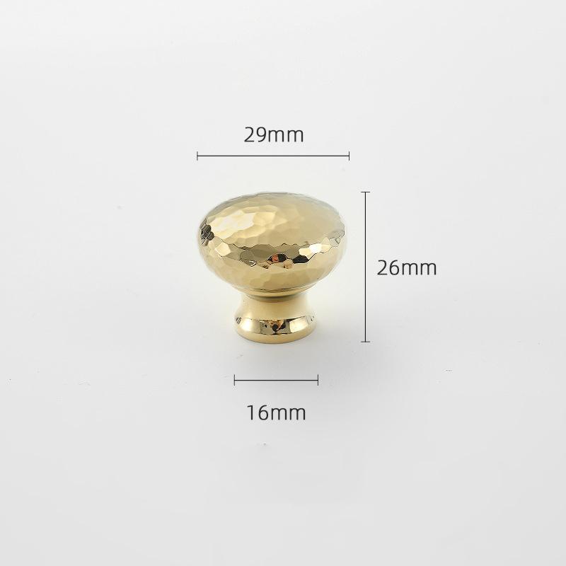 Brass Ball Furniture Pull Handles Hand-Forged Hammer Cabinet Handles Door Drawer Knob Kitchen Wardrobe Cupboard Pulls