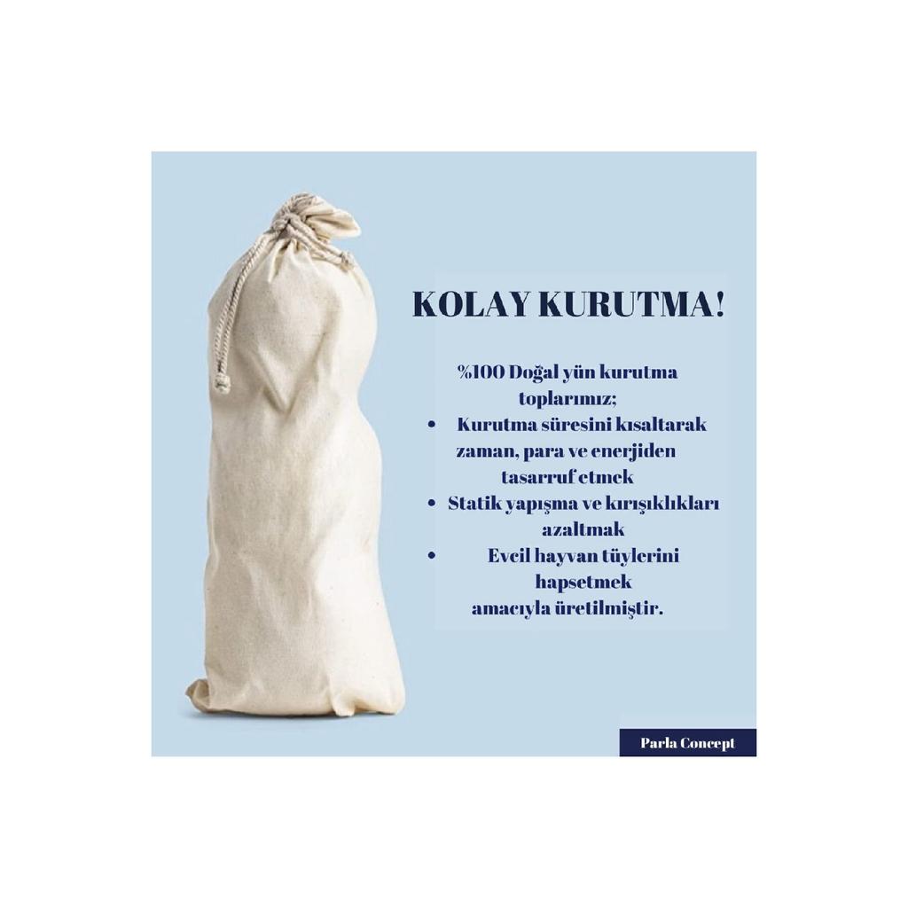 Набор шариков для сушки шерсти и ароматизаторов для стирки — для сушилки — 3 шарика и 2 ароматизатора — Xl