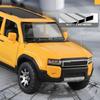 1:32 Alloy Prado Land Cruiser Cars Toy Model Wheel Pull Back Miniature Off-road Vehicle Doors Opened SUV for Children Best Gifts