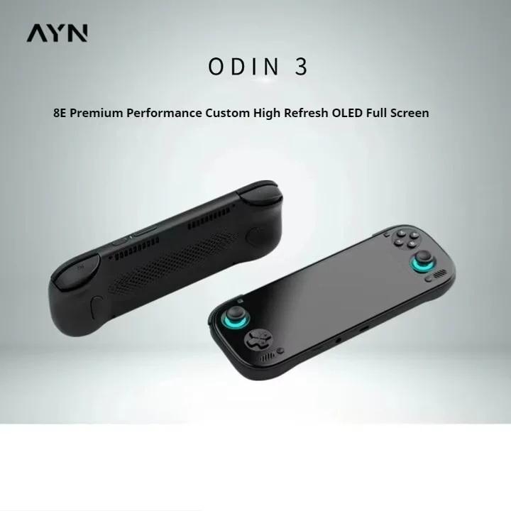In Stock AYN Odin3 Handheld Game Players Qualcomm 8 Elite 6inche AMOLED 120Hz 8000mAh Game Console Hall Joystick 8000mAh Android