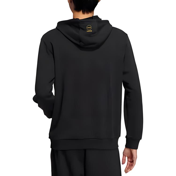 adidas Коллекция Neo Athleisure Свитшоты Мужские Черные С капюшоном Умеренный Обычный IA6806