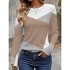 Spring And Autumn Long Sleeve Printed T-Shirts Women Basic Casual Tops Female Loose Round Neck Tees Clothing